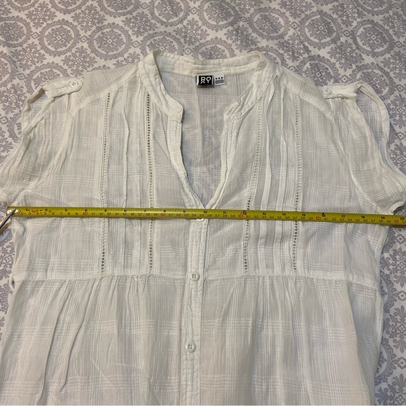 Roxy Cotton Tunic Blouse - Picture 4 of 5